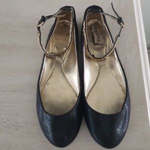 Women's Steve Madden Black Ballerina Flats
